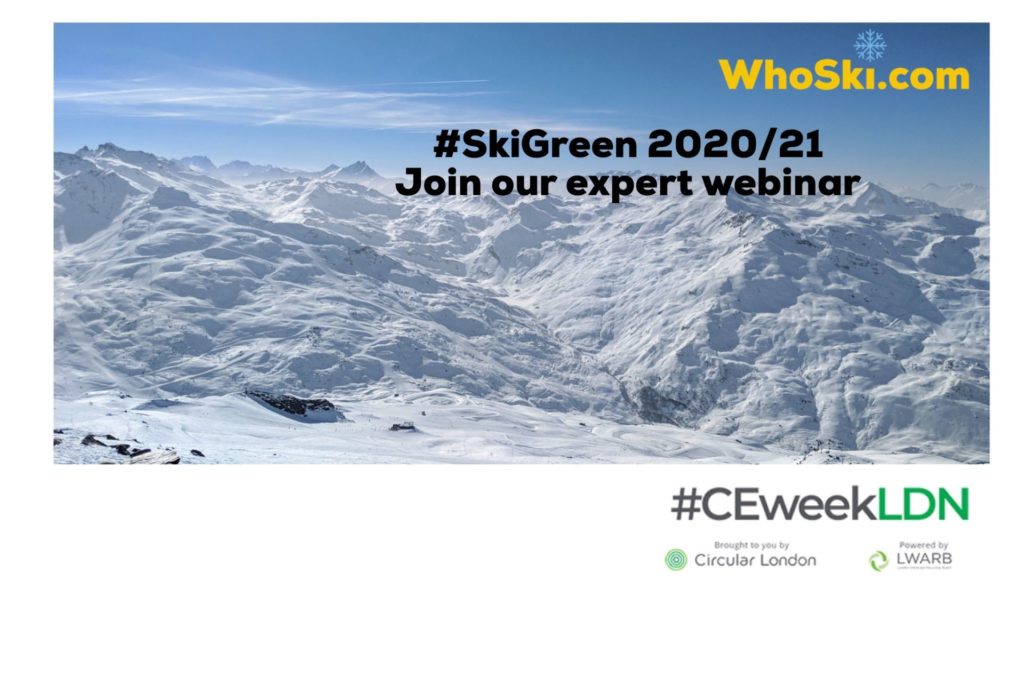 Join our #SkiGreen webinar to mark Circular Economy Week
